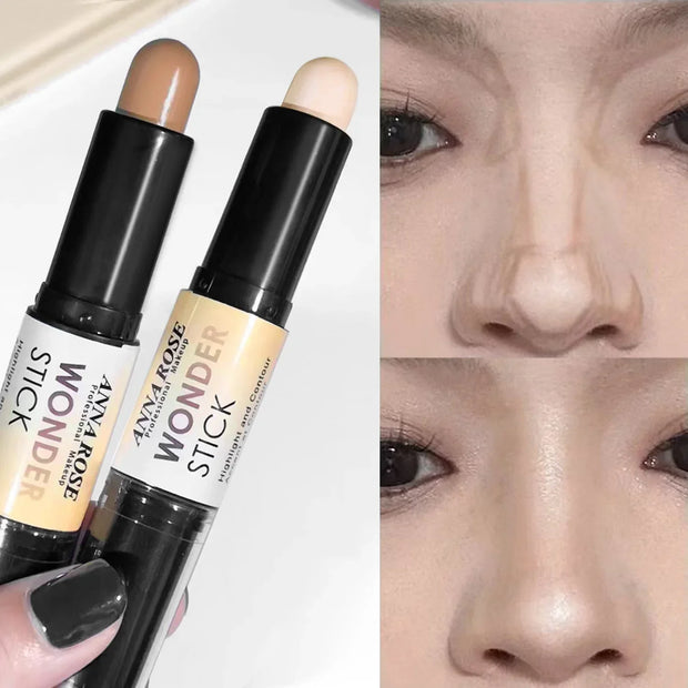 Double-Ended Face Foundation & Concealer Pen/Highlighter