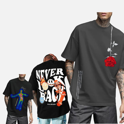 Oversized Fashion Graphic T-Shirts