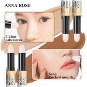 Double-Ended Face Foundation & Concealer Pen/Highlighter
