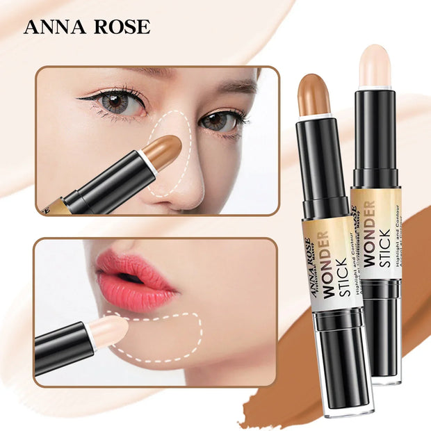 Double-Ended Face Foundation & Concealer Pen/Highlighter