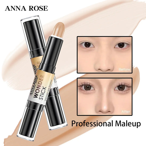 Double-Ended Face Foundation & Concealer Pen/Highlighter