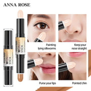Double-Ended Face Foundation & Concealer Pen/Highlighter