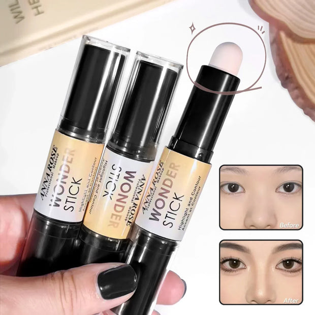 Double-Ended Face Foundation & Concealer Pen/Highlighter