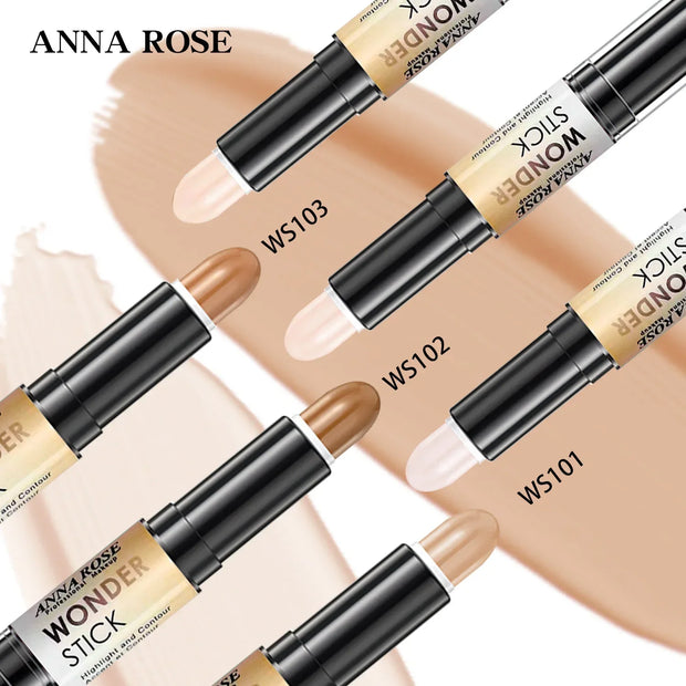 Double-Ended Face Foundation & Concealer Pen/Highlighter