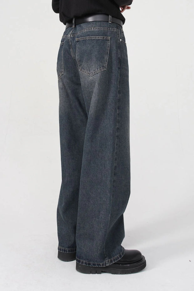 Wide Leg Jeans with Pockets